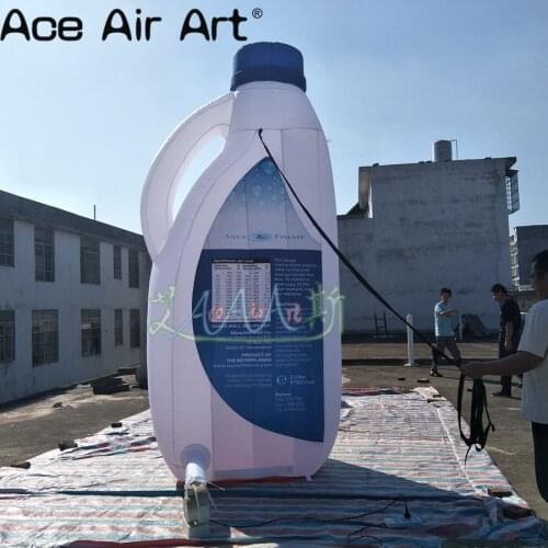 Giant inflatable water bottle balloon replica for advertisement inflatable bottle model for promotions