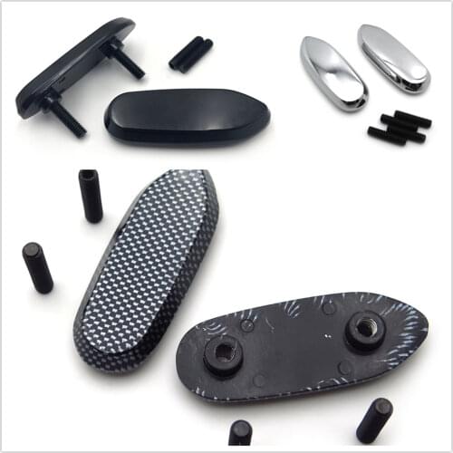 Aftermarket free shipping motorcycle parts Mirror Block Off base Plates for Suzuki GSXR 600 750 1000 GSX-R 2006-2008 Chrome