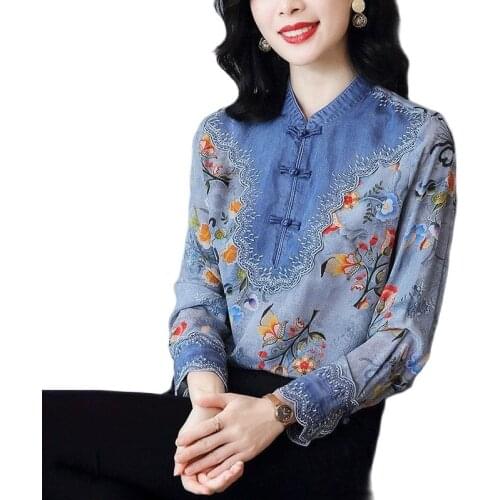 Женские рубашки с вышивкой LAIPING China At AliExpress