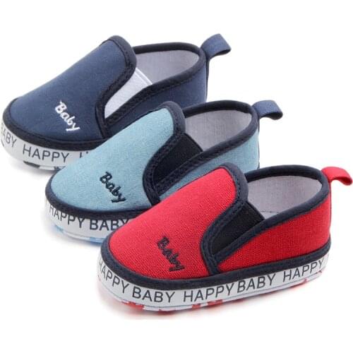 New Arrivals Baby Boy Girl Shoes First Walkers Spring Autumn Casual Canvas Moccasins Soft Sole Infant Newborn Toddler Crib Shoes