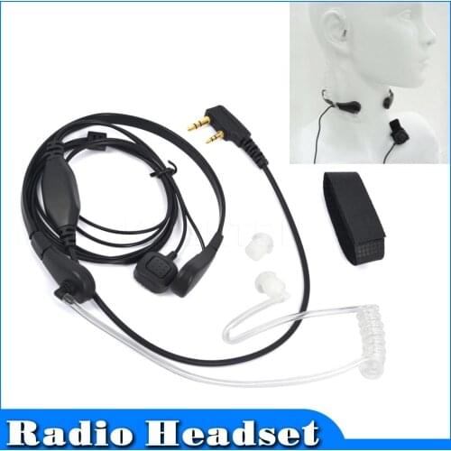 New Throat Microphone Throat Vibration Headset For Two Way Radio BaoFeng UV-5R UV-B5 UV-B6 BF-888S TG-UV2 KG-UVD1P