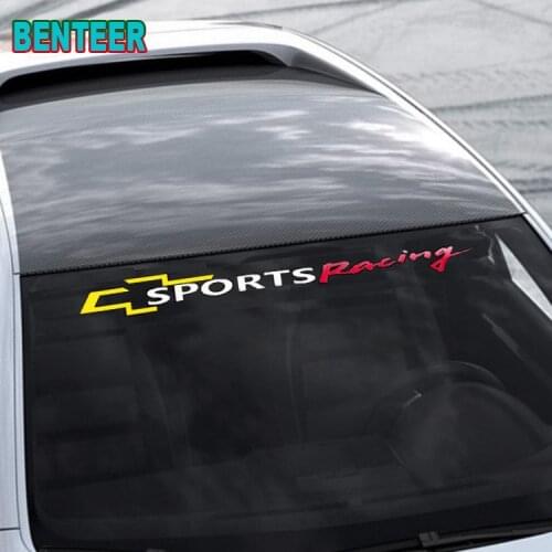 PVC car windscreen windshield sticker For Chevrolet Cruze Captiva Lacetti Aveo Orlando Epica Camaro