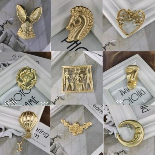 Золотые броши на одежду QrhYK China At AliExpress