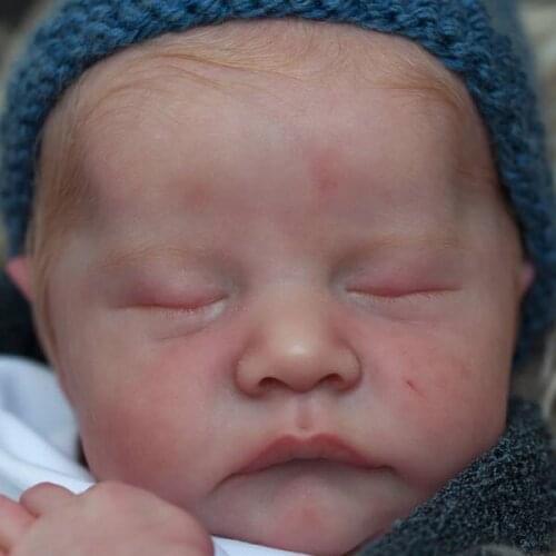 Handmade bebe reborn doll kit set DIY 21 INCH real infant newborn baby doll mold silicone vinyl reborn kits