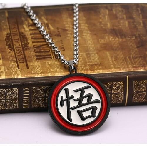 High quality necklace with black red circles man woman child fashion jewelry pendant Metal