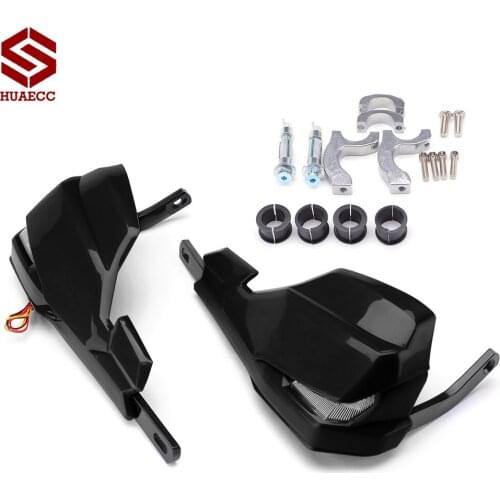 22mm 28mm Motorcycle Hand Guards Handguard Protector with Turn Signal Light Motocross Scooter ATV Proguard Guard Gear