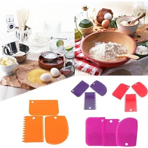 1Pcs Cake Tools Useful Cream Spatula DIY Pastry Cutters Fondant Dough Scraper Cake Cutter Pastry Baking Tool Kitchen Accessories