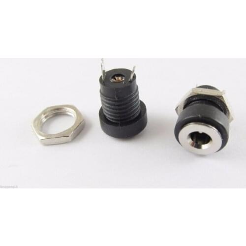 10pcs Copper 3A 3.5mm 1.3mm DC Socket Power Charger Plug Panel adapter