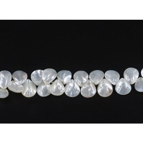 15*20mm Drop Water Shape Shell Mother of Pearl Necklace Loose Pearl Shell Beads