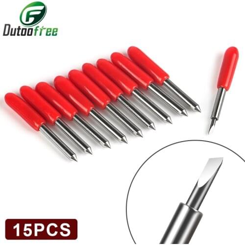 Tungfull 15pc 45 degrees Roland Cricut Cutting Plotter Vinyl Cutter Knife Blades