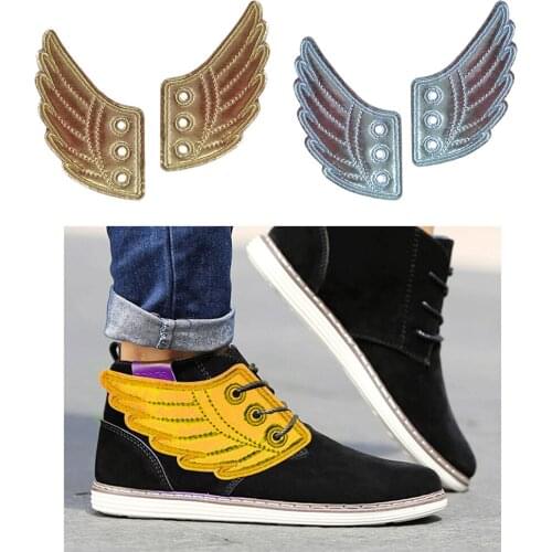 2 Pairs Womens Shoes Angel Accessories Charm Shoes Decorations