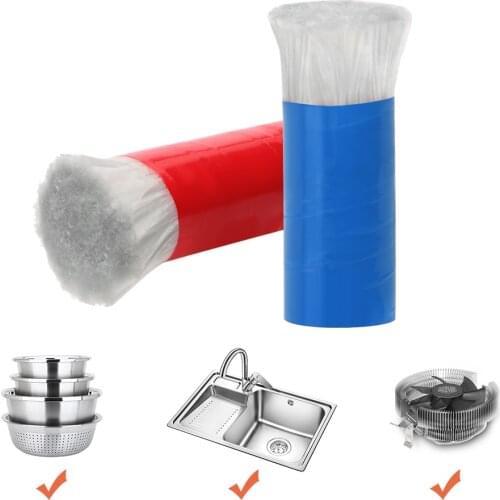 2Pcs/Set Magic Stick Cleaning Brush Multiuse Metal Rust Remover Stainless Steel Brush Pot Kitchen Cooking Cleaning Tool