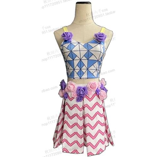 2021 JoJos Bizarre Adventure Yasuho Hirose Cosplay Costume Christmas Style Womens Halloween Costume Custom-made Any Size