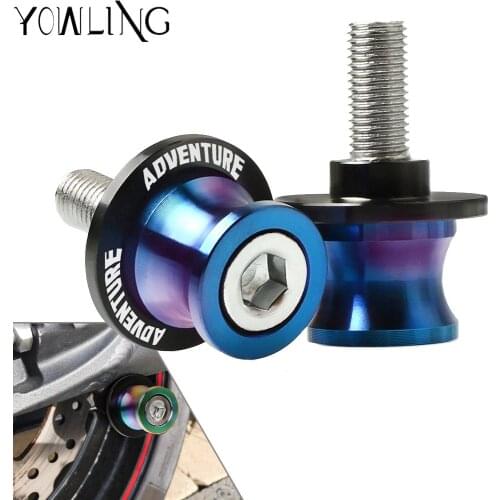8mm Swingarm Stand Screws Motorcycle Swing Arm Spools Sliders bobbins FOR BMW F800GS R1200GS Adventure LC 2006-2018 2017 2016