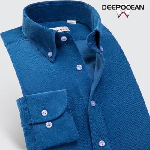 DEEPOCEAN Mens Corduroy Shirts