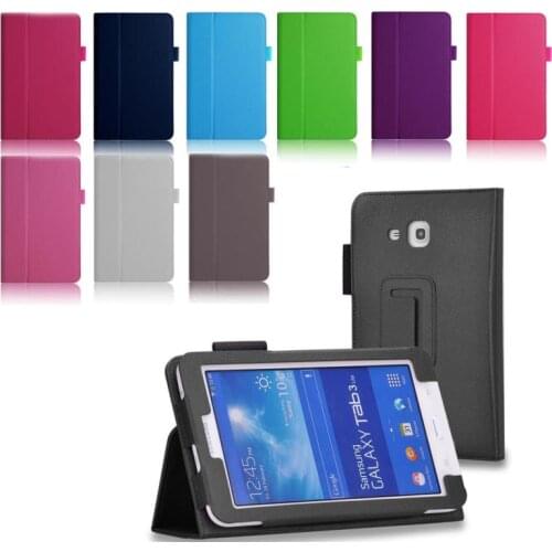 For Samsung Galaxy Tab3 Lite 7.0 T110 T111 T113 T116 7 inch Tablet PU Leather Folding Folio Case Stand Cover SM-T113NU Cases