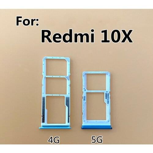 For Xiaomi Redmi K30 4G SIM Card Holder Tray Sim Card Tray Holder Slot Adapter For Redmi K30 5G SIM Crad tray Replacement
