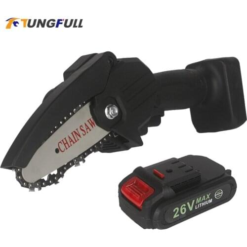 Cordless Mini Pruning Chainsaw Electric Saw Reciprocating Saw Wood Cutting Power Tool Mini Electric Saw Jigsaw