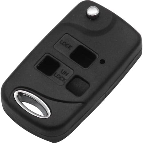 Kutery 10pcs/lot 3 Buttons Replacement Remote Car Key Shell Case Fob For Lexus Es Rx Is Lx Gs IS200 RX300 ES300 LS400 GX460