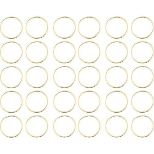 Stainless Steel Round Hollow Pendants DIY Earring Necklace Jewelry Making Accessories Charms Jewelry Making Findings