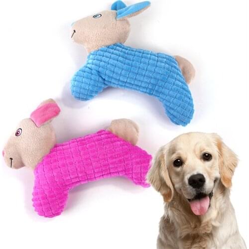 Cute Pet Dog Cat Plush Squeak Sound Dog Toys Funny Fleece Durability Chew Molar Toy Fit for All Pets Biting Training Supplies