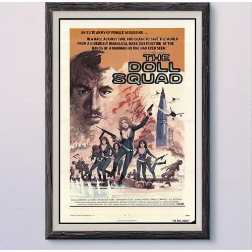 N406 THE DOLL SQUAD Vintage Classic Movie Wall Silk Cloth HD Poster Art Home Decoration Gift