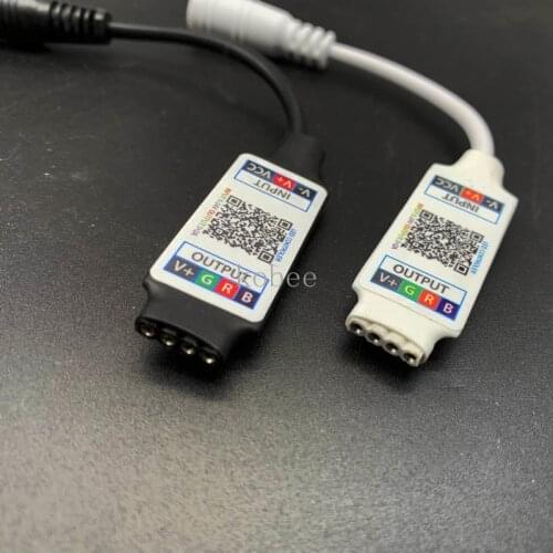 Mini RGB Bluetooth Controller DC 5V 12V 24V Music Bluetooth LED Controller Light Strip Controller For RGB LED Strip