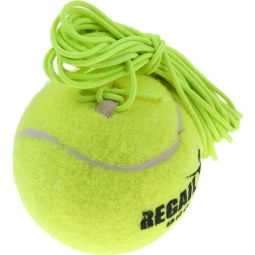 Single Tennis Trainer Ball Replacement Self-Study Exercise Ball W/ String Gear
