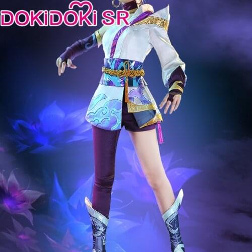 IN STOCK DokiDoki-SR Game League of Legends Riven Cosplay Spirit Blossom LOL Cosplay Women Riven