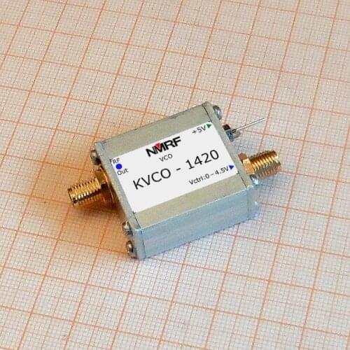 1.4G 1420MHz radio frequency microwave voltage controlled oscillator, VCO, sweep frequency signal source