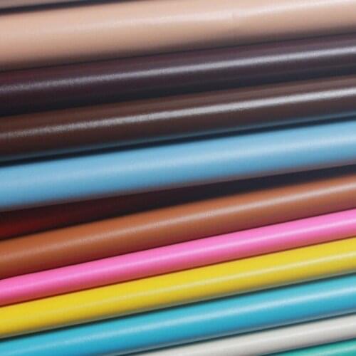 10 yards roll Cheap PVC fine grain artificial leather fabric material wholesale