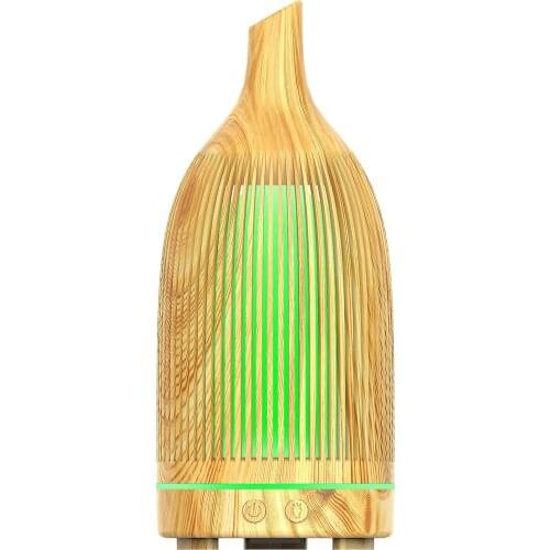 200ml hollow electric aroma diffuser humidifier wood grain air humidification aroma diffuser magic bottle essential oil diffuser