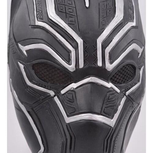 2019 Cosplay Black Mask Latex Civil War Hero Prop Halloween Costume Accessories