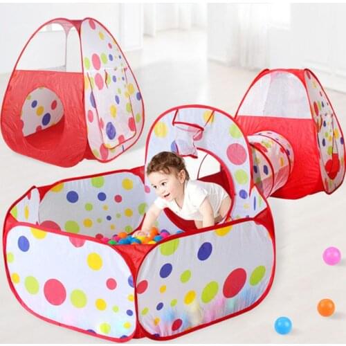 3Pcs/Set Baby Ball Pool Playground Kids Dry Pool Balls Pit Larger Children’s Tent Portable Baby Playpen Game Play House Toys