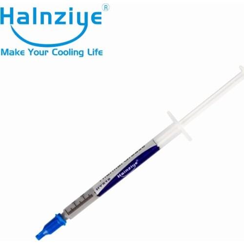 Free shipping!!! High thermal conductive performance Halnziye CPU Heatsink Gray Grease HY510 1g