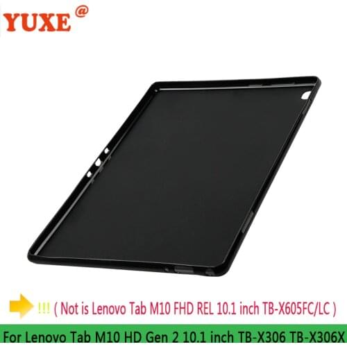 Tablet Case For Lenovo Tab M10 HD (2nd Gen) 2020 10.1" TB-X306 X306F X306X 10.1 inch Funda Back TPU Silicone Anti-Drop Cover