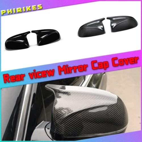 For BMW X3 G01 X4 G02 X5 G05 X6 G06 X7 G07 2018 2019 2020 M style black rearview mirror cover X3M Look rearview mirror cover