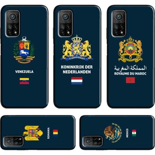 Greece Poland Venezuela Flag For Xiaomi Mi 10T Pro Mi Note 10 Lite Mi 11 Ultra Case For POCO M3 Pro F3 F2 X3 Pro Cover