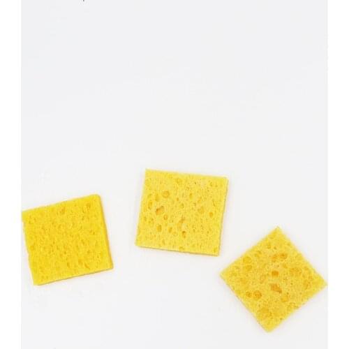 Cleaning soldering iron tip high temperature resistant sponge in addition to tin nozzle cotton square 3*3cm welding accessories