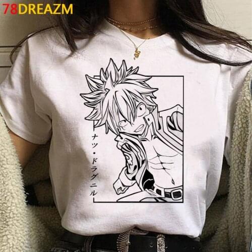 Fairy Tail tshirt women plus size print streetwear 2021 graphic tees women t-shirt t shirt vintage