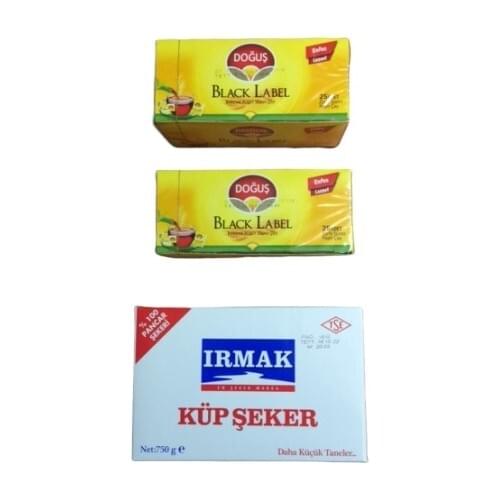 PERFECT WITH ITS GREAT FLAVORS Dogus Black Label 25 x 2 Pieces and Irmak 750 gr Sugar Cube FREE SHİPPİNG