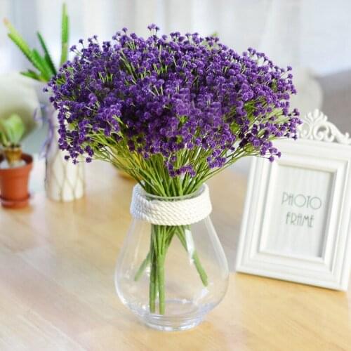 Artificial Flowers Gypsophila For Home Indoor Decoration High Quality Silk Plastic Fake Flower DIY House For Wedding Decor
