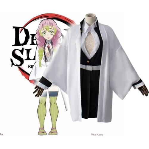 Kimetsu no Yaiba Demon Slayer Cosplay Costume Kanroji Mitsuri Nezuko Agatsuma Zenitsu Tomioka Giyuu Muzan Cosplay anime