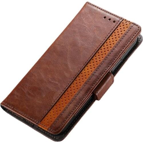 New Business Leather for iPhone 6 6S 7 8 Plus 13 12 Mini Pro Max X XR XS Max Case Magnetic Clamshell Holster