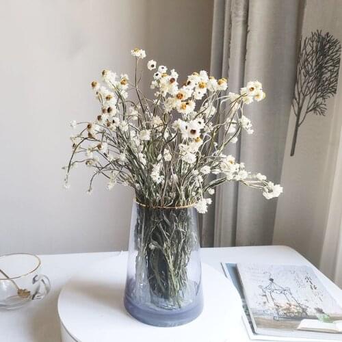 Home Decor Real Chrysanthemum Daisy Dried Atificial Flower OutdoorGarden Living Indie Room Decoration Mothers Day Wedding Party