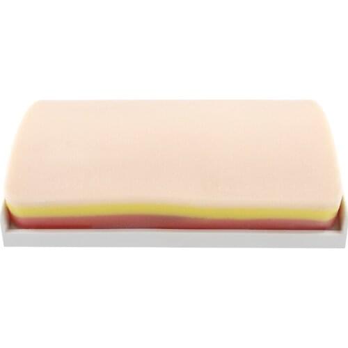 New design skin suture practice model silicone skin suture learning with Curved base