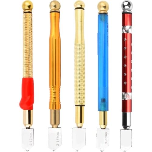 Glass cutter household manual multifunctional ceramic tile cutting knife Diamond thick glass roller type special push knife