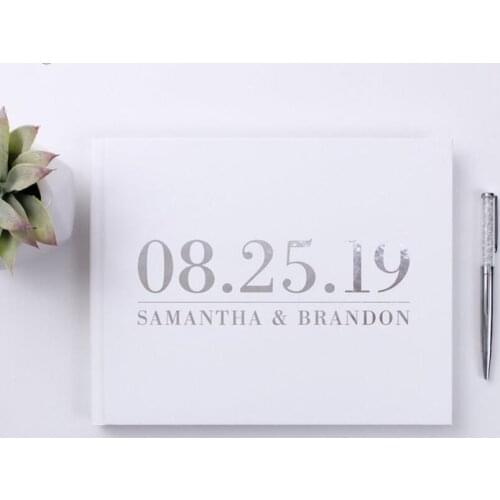 Customize wedding sign in Guestbook memory Journal book, bridal shower guest book ideas instant photo albums book photobooth