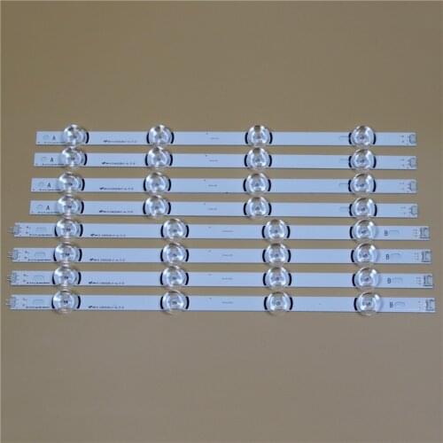 TV LED Light Bars For LG 42LB580U 42LB580V 42LB5820 42LB582B 42LB615V -ZJ -ZM LED Backlight Strips Kit 8 LED Lamps Lens 8 Bands