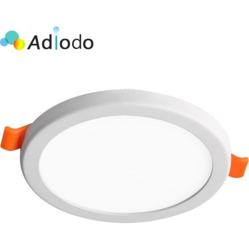 LED Panel Lights Ultrathin Surface Downlight 6W 8W 15W 20W 220V Square Round Panel Light White/Warm Indoor Bedroom LED Light